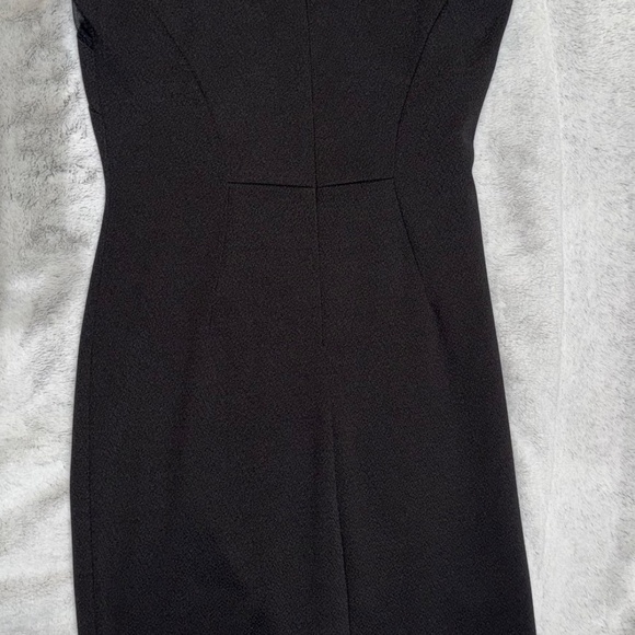 TFNC Black Sleeveless Knee-Length Bodycon Dress, Size XXS - Picture 3 of 6